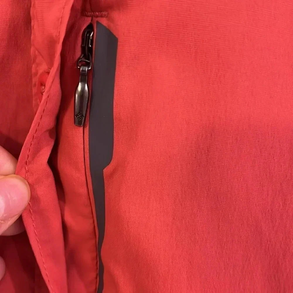 [M]Columbia Titanium Omni-Shade Orange Outdoor/Hiking Button Down Shirt - Picture 4 of 12